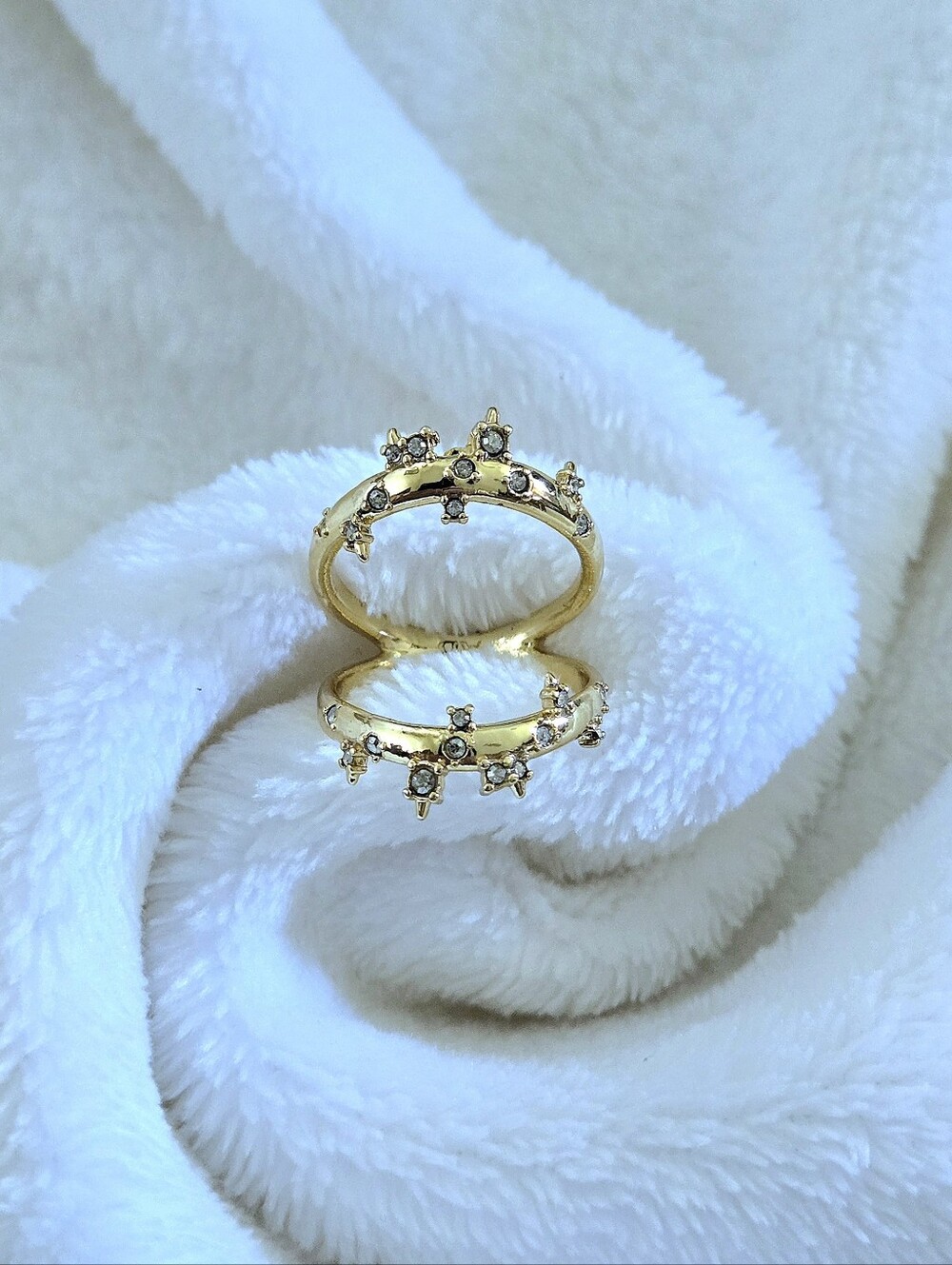 Alexis Bittar Double✌️ Banded Gold💛 Satellite🛰 Ring💍 - Picture 16 of 16
